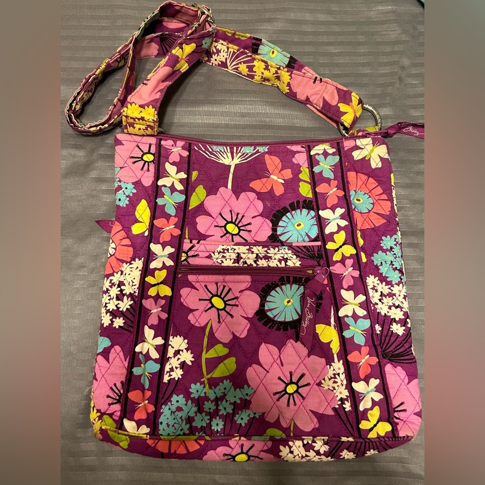 Vera Bradley‎ Flutterby Hipster Crossbody Purse Bag